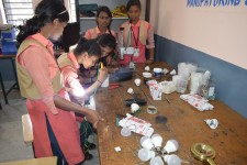 LED Bulb Manufacturing by the Electrician Trainees